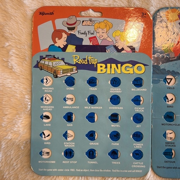 7 Road auto car trip bingo cards - Picture 2 of 8